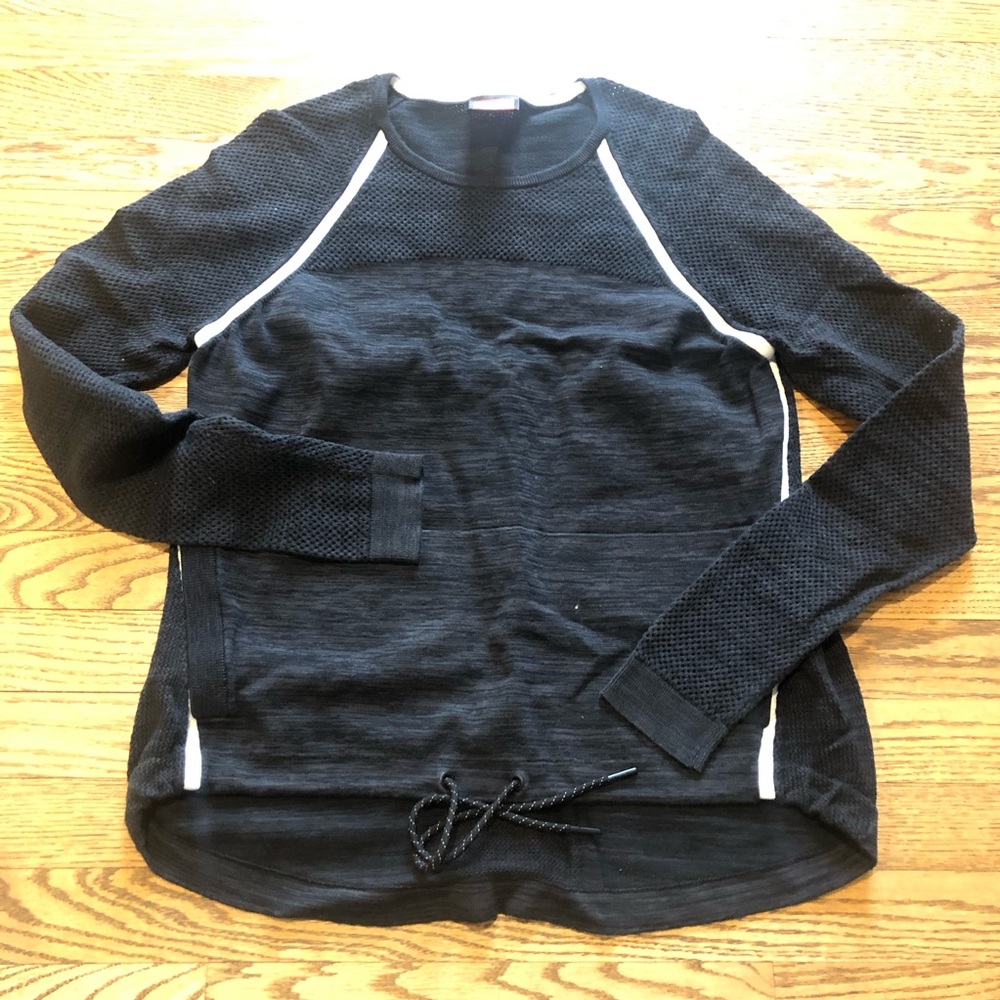 Nike Tech Knit Mesh Crew Longsleeve Pullover Black